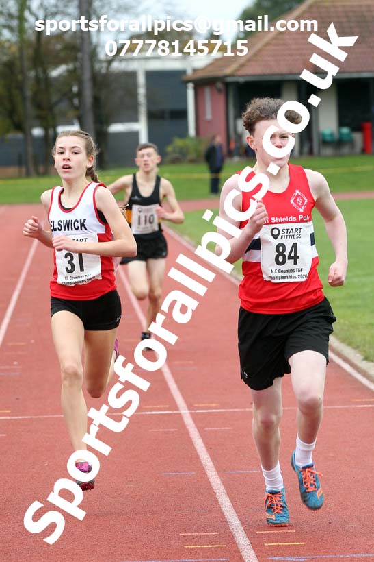 800 metres, NECAA Open Meeting, Morpeth, Sunday, October 18th. David T. Hewitson/Sports for All Pics